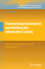 Buchcover Transforming Government and Building the Information Society