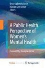 Buchcover A Public Health Perspective of Women's Mental Health