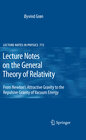Buchcover Lecture Notes on the General Theory of Relativity