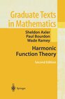 Buchcover Harmonic Function Theory