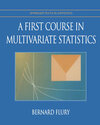 Buchcover A First Course in Multivariate Statistics