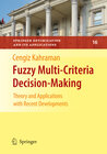 Buchcover Fuzzy Multi-Criteria Decision Making