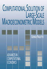 Buchcover Computational Solution of Large-Scale Macroeconometric Models
