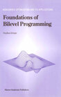 Buchcover Foundations of Bilevel Programming