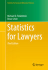 Buchcover Statistics for Lawyers