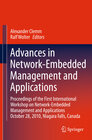 Buchcover Advances in Network-Embedded Management and Applications