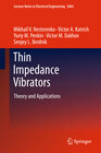 Buchcover Thin Impedance Vibrators