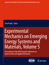 Buchcover Experimental Mechanics on Emerging Energy Systems and Materials, Volume 5