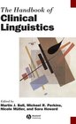 Buchcover The Handbook of Clinical Linguistics