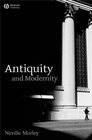 Buchcover Antiquity and Modernity