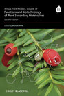 Buchcover Annual Plant Reviews, Volume 39, Functions and Biotechnology of Plant Secondary Metabolites