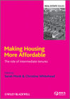 Buchcover Making Housing more Affordable