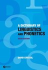 Buchcover A Dictionary of Linguistics and Phonetics