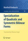 Buchcover Specialization of Quadratic and Symmetric Bilinear Forms