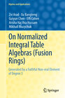 Buchcover On Normalized Integral Table Algebras (Fusion Rings)