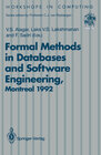 Buchcover Formal Methods in Databases and Software Engineering