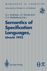 Buchcover Semantics of Specification Languages (SoSL)
