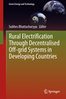 Buchcover Rural Electrification Through Decentralised Off-grid Systems in Developing Countries