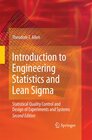 Buchcover Introduction to Engineering Statistics and Lean Sigma