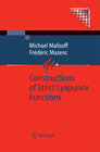 Buchcover Constructions of Strict Lyapunov Functions