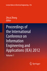 Buchcover Proceedings of the International Conference on Information Engineering and Applications (IEA) 2012