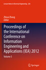 Buchcover Proceedings of the International Conference on Information Engineering and Applications (IEA) 2012