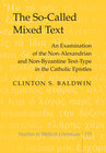 Buchcover The So-Called Mixed Text