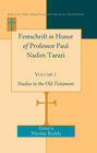 Buchcover Festschrift in Honor of Professor Paul Nadim Tarazi- Volume 1