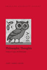 Buchcover Philosophic Thoughts