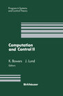 Buchcover Computation and Control II