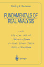 Buchcover Fundamentals of Real Analysis