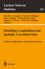 Buchcover Modelling Longitudinal and Spatially Correlated Data