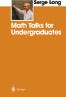 Buchcover Math Talks for Undergraduates