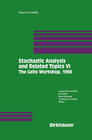 Buchcover Stochastic Analysis and Related Topics VI