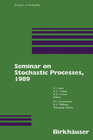 Buchcover Seminar on Stochastic Processes, 1989