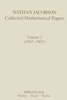 Buchcover Nathan Jacobson Collected Mathematical Papers