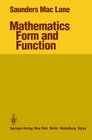 Buchcover Mathematics Form and Function