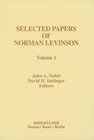 Buchcover Selected Papers of Norman Levinson