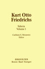 Buchcover Kurt Otto Friedrichs