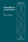 Buchcover Probability in Social Science