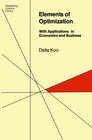 Buchcover Elements of Optimization