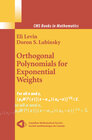 Buchcover Orthogonal Polynomials for Exponential Weights