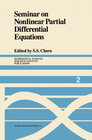 Buchcover Seminar on Nonlinear Partial Differential Equations