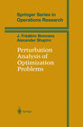 Buchcover Perturbation Analysis of Optimization Problems