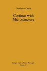 Buchcover Continua with Microstructure