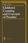 Buchcover Children’s Counting and Concepts of Number
