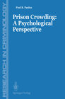 Buchcover Prisons Crowding: A Psychological Perspective