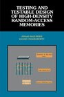 Buchcover Testing and Testable Design of High-Density Random-Access Memories