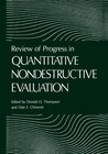 Buchcover Review of Progress in Quantitative Nondestructive Evaluation