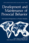 Buchcover Development and Maintenance of Prosocial Behavior